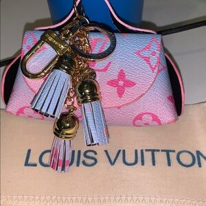 Monogram Mini pouch purse/bag keychain